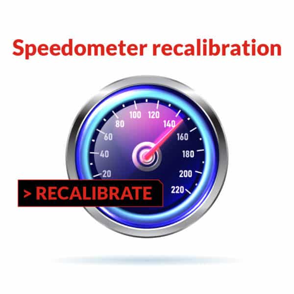 Speedometer recalibration for dodge ram trucks